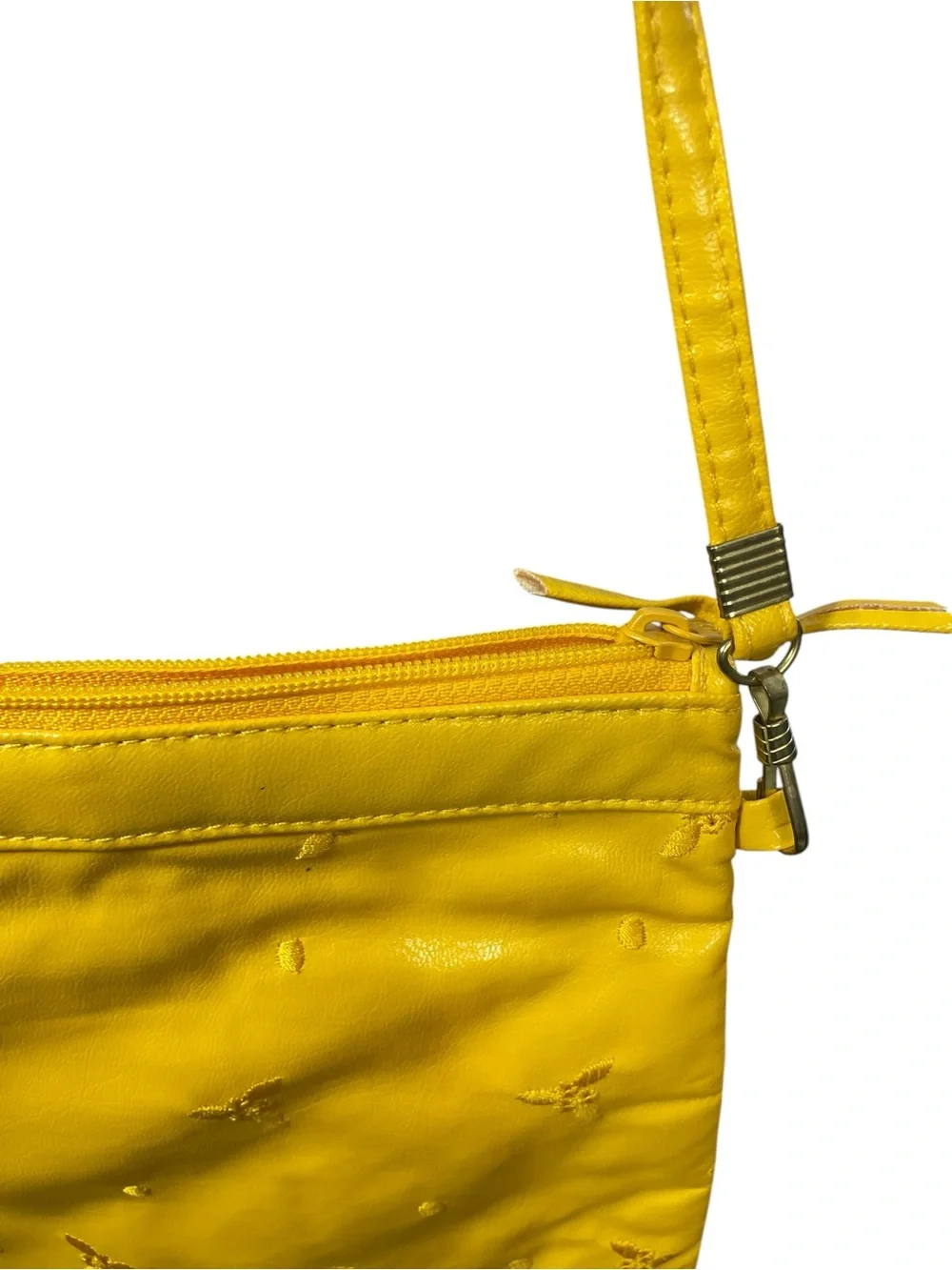 Vintage Yellow Floral Purse 80s Shoulder Bag Granny Boho Summer Cottagecore